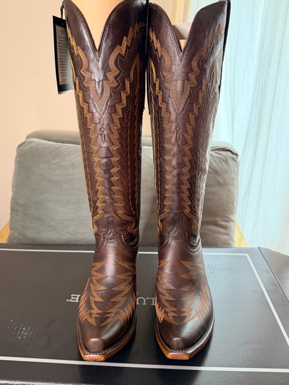 Lucchese Priscilla Brown boot vero Goat